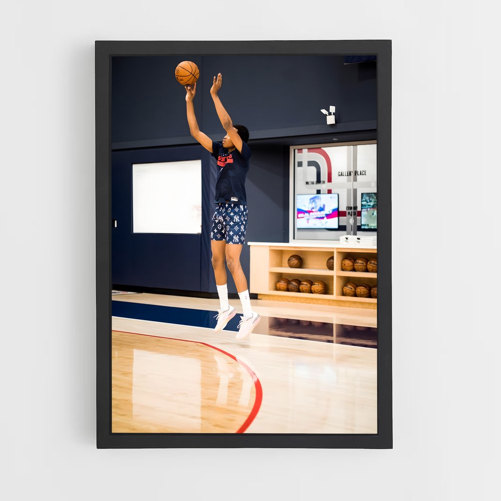 Poster Bilal coulibaly – affiche Basketball (vue 2)